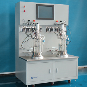 7l Double Off-site Sterilization Mechanically Stirred Glass Bioreactor